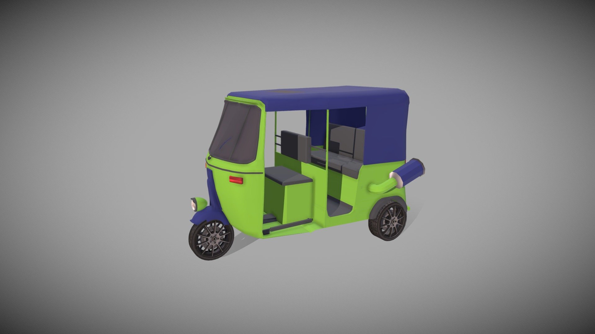 Rickshaw - Rickshaw - 3D model by Wasi204 (@hafizzwaseem88) 3d model