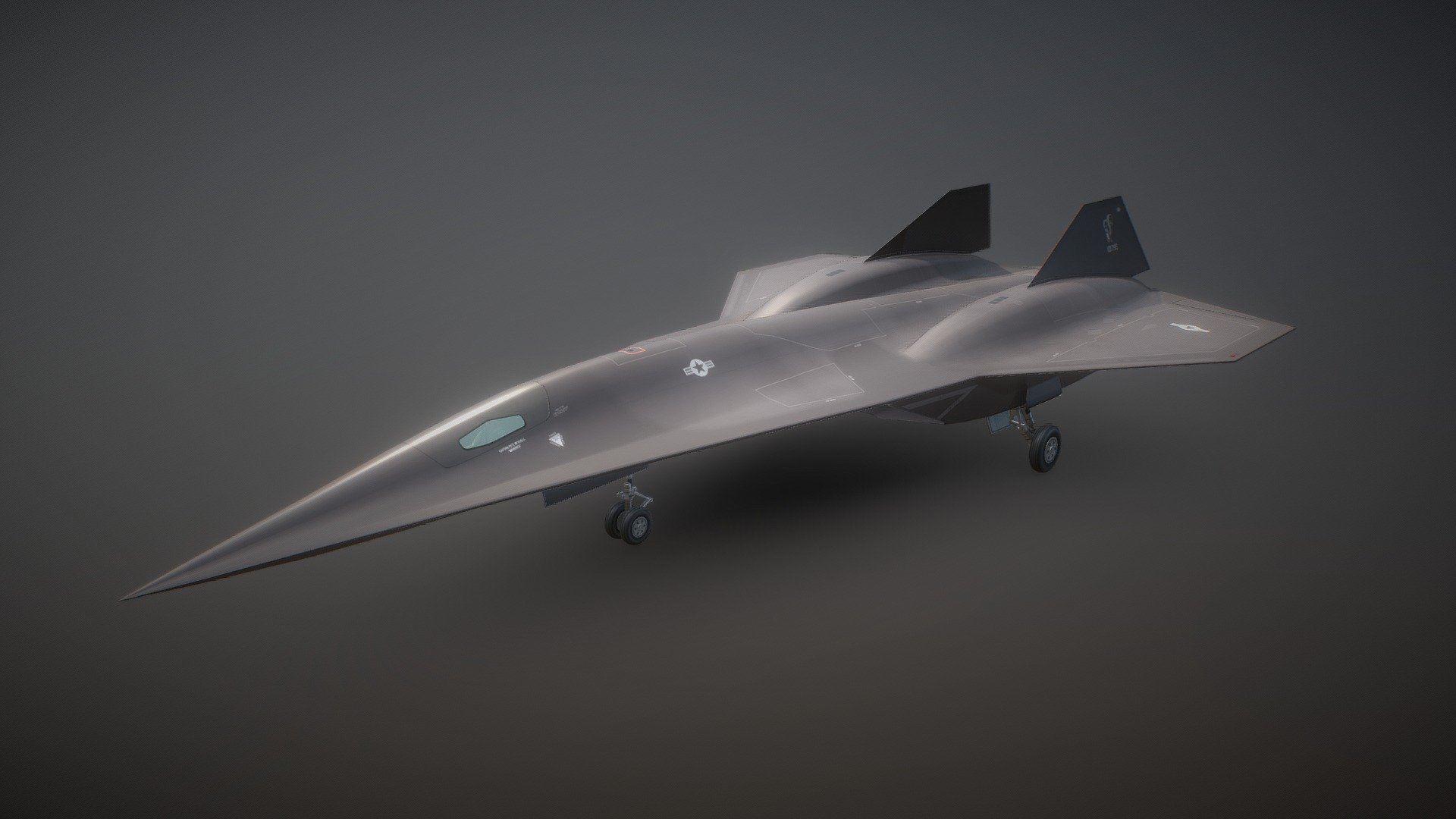 The Lockheed Martin's stealthy SR-72 Darkstar, a hypersonic jet intended to provide superior air reconnaissance for the Air Force later this decade or next, colloquially referred to as “Son of Blackbird” is an American hypersonic UAV concept intended for intelligence,  surveillance and reconnaissance proposed privately in 2013 by Lockheed Martin as a successor to the retired Lockheed SR-71 Blackbird.

Proportions Saved 3D model.

Contains following file types: MAX, blend, 3DS, OBJ, and FBX 3d model