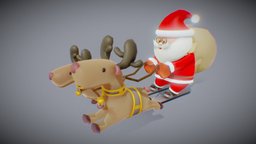 Santa Claus santaclaus, present, character, animation