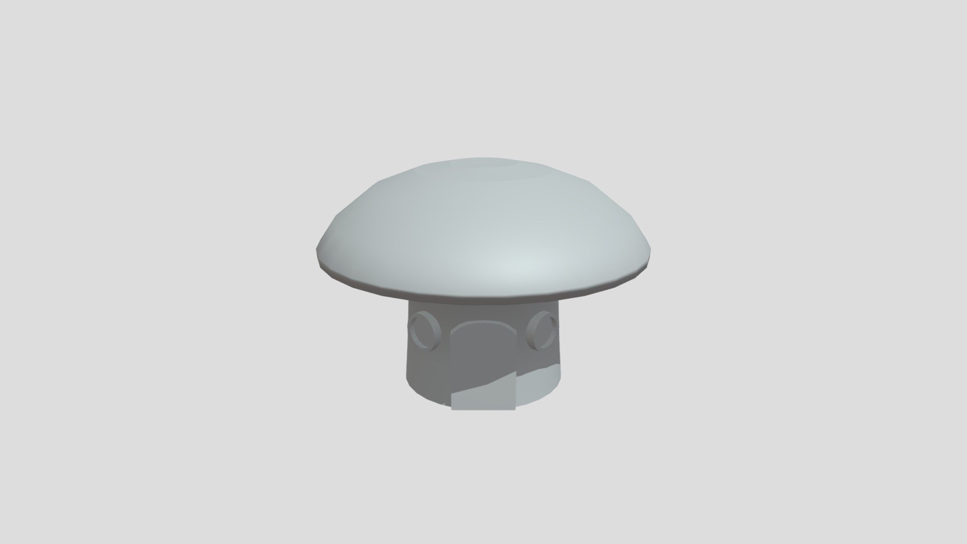 Mushroom_House - 3D model by Lovely5 3d model