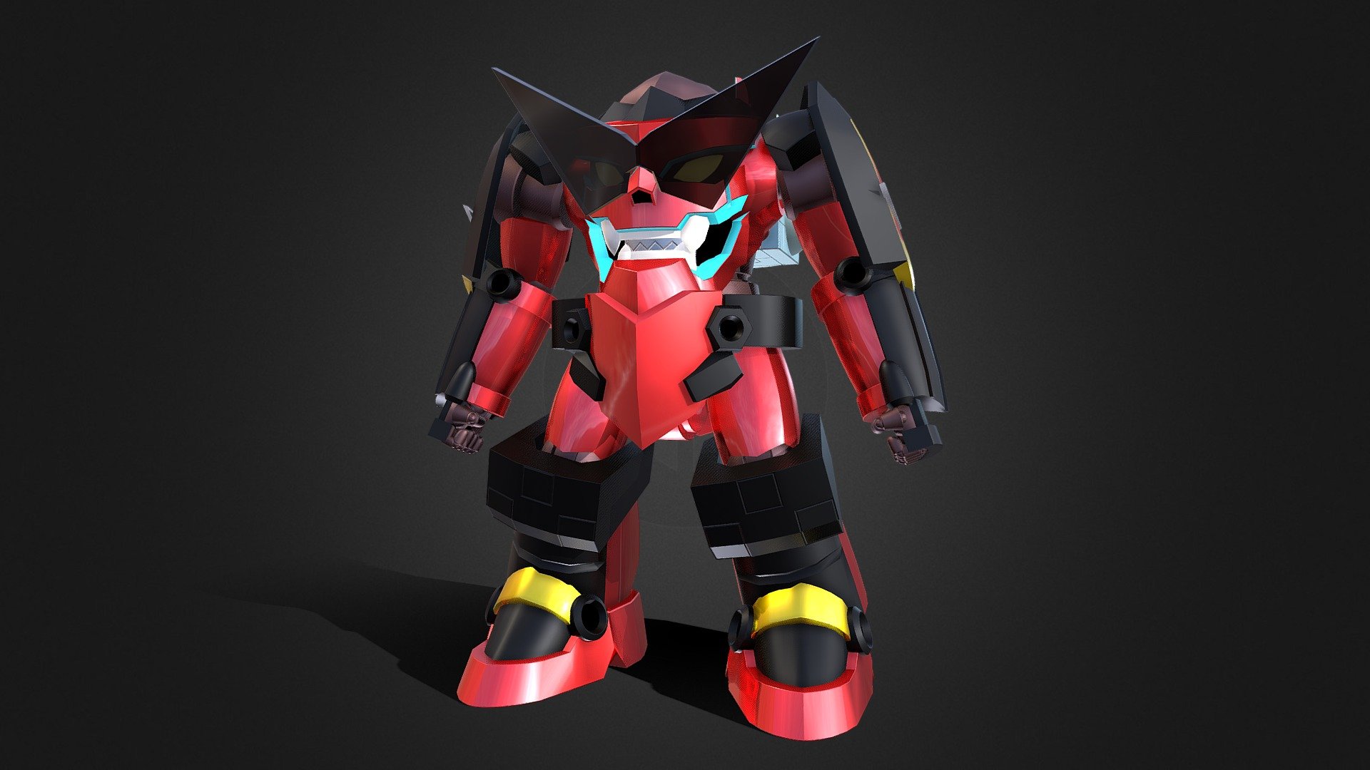 If you're interested in purchasing any of my models, contact me @ andrewdisaacs@yahoo.com

Kamina's personal Ganmen from the anime Tengen Toppa Gurren Lagann.

Made in 3DS Max by myself 3d model