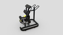Technogym Plate Loaded Standing Leg Curl bike, room, cross, plate, set, sports, fitness, gym, equipment, vr, ar, exercise, treadmill, training, machine, fit, loaded, weight, workout, pure, weightlifting, strength, elliptical, 3d, sport, gyms, treadmills