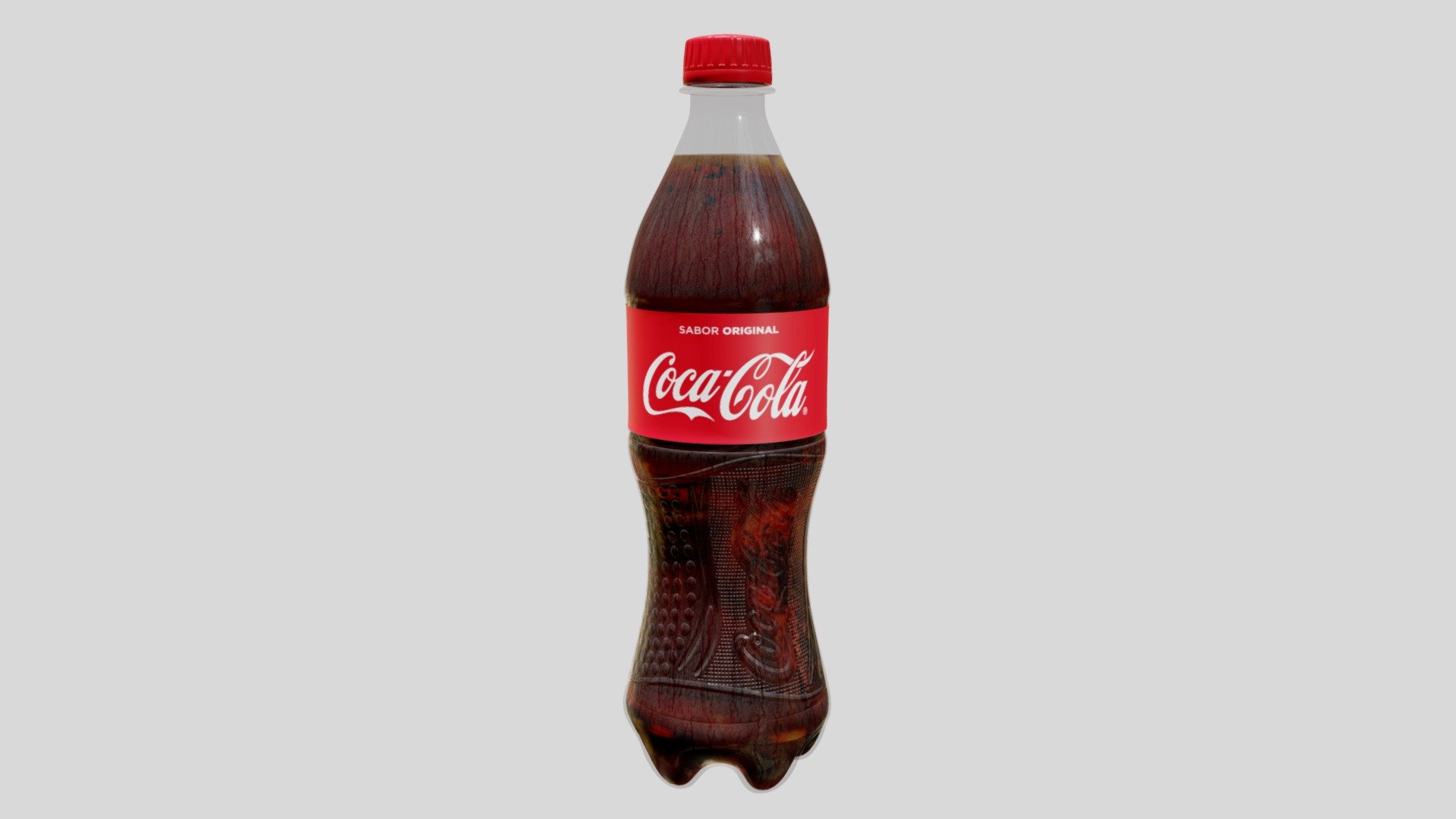 1.2.3 - Coca-Cola 600ml PET - 3D model by Santiago.Camino 3d model