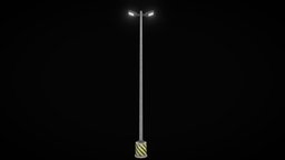 LampPost lamp, parking, lamppost, parkinglot, electric, light