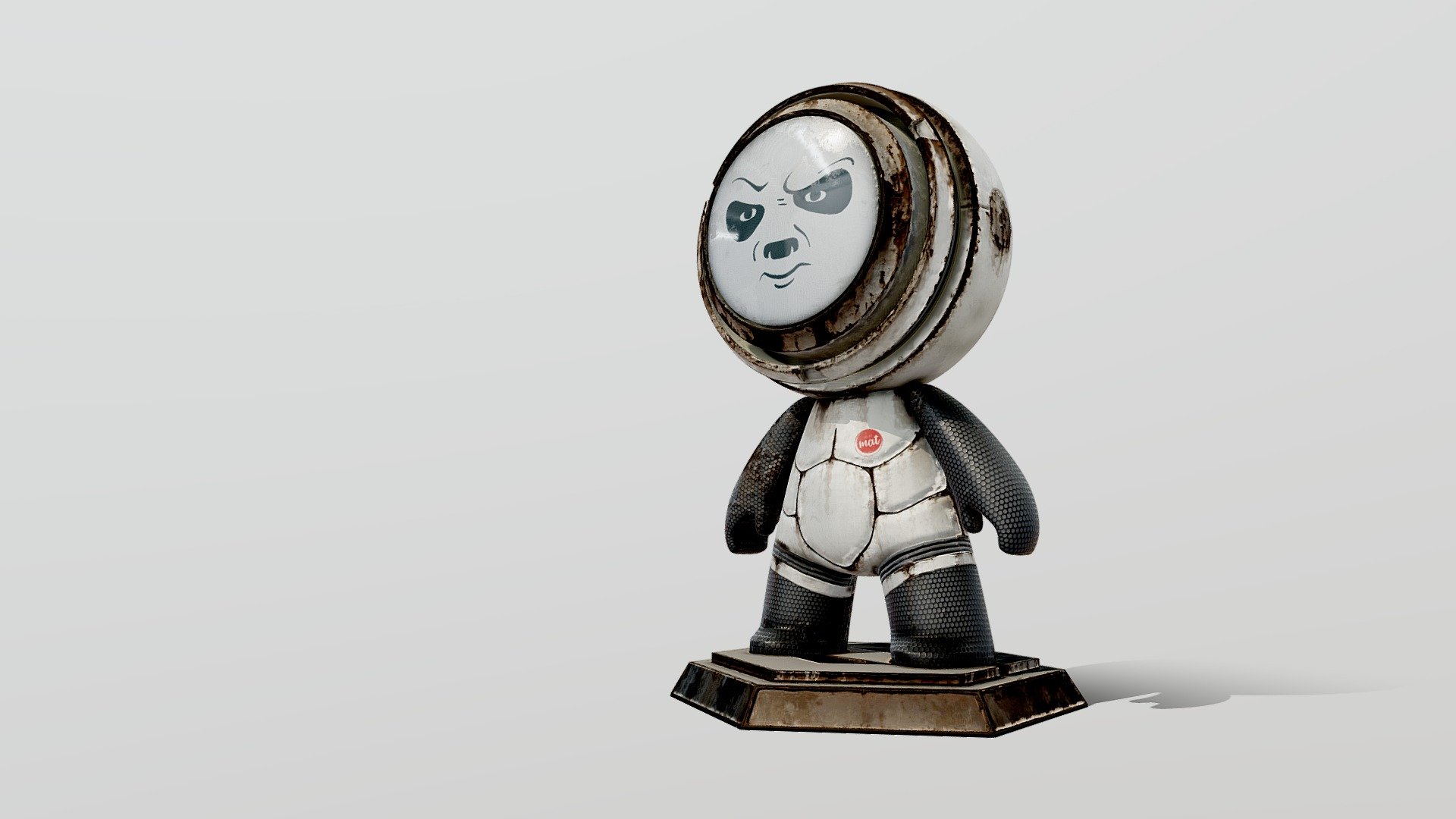 Mesh MAT : Panda - 3D model by krzysztof knefel (@krzysztofknefel) 3d model