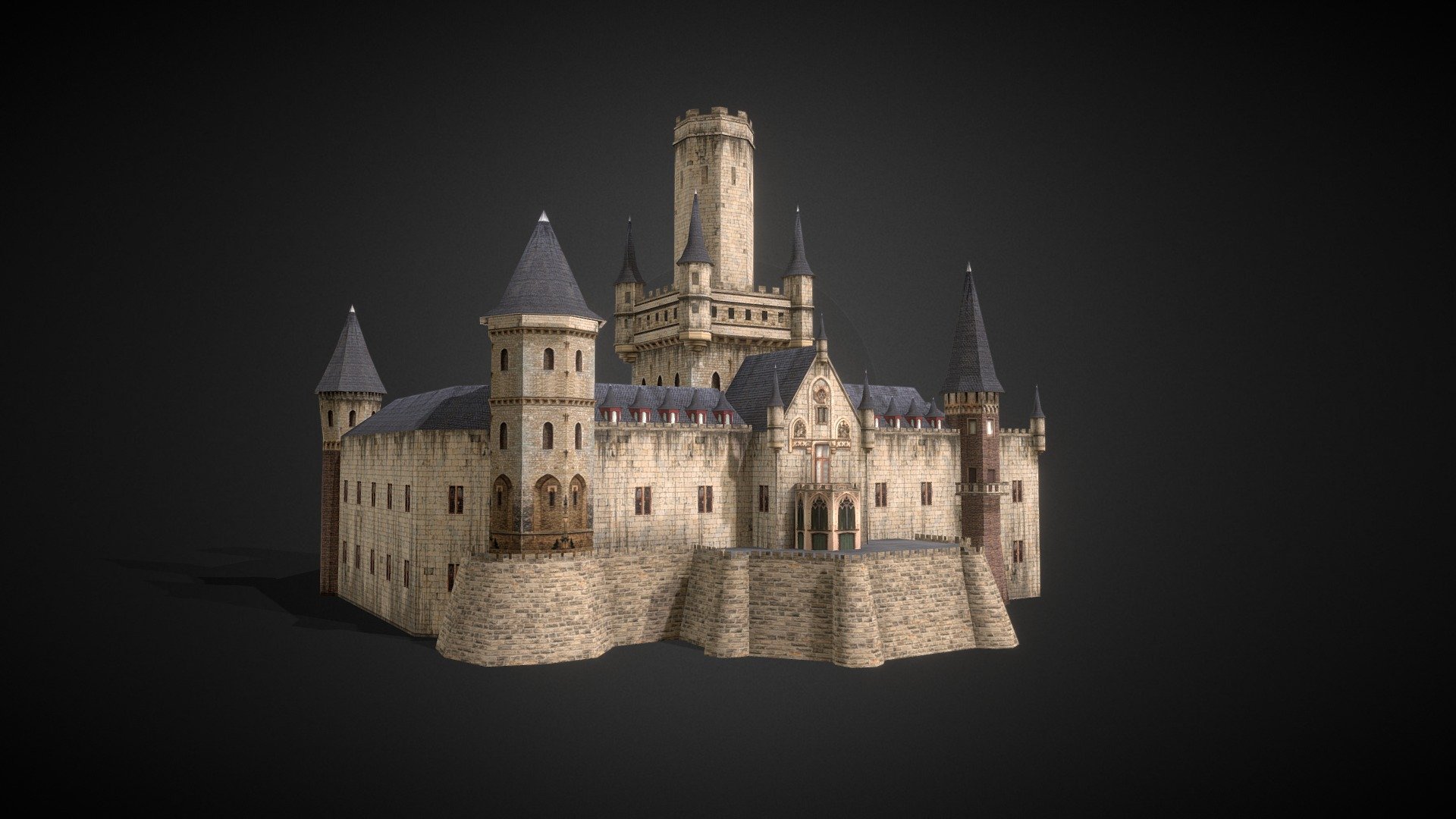 Marienburg Castle is a Gothic revival castle located in Lower Saxony, Germany.
I made it in Autodesk Maya it's a low poly game ready 3d model suitable for Unreal Engine &amp; Unity.

Please leave a comment and share your views on my work,

Thanks 3d model