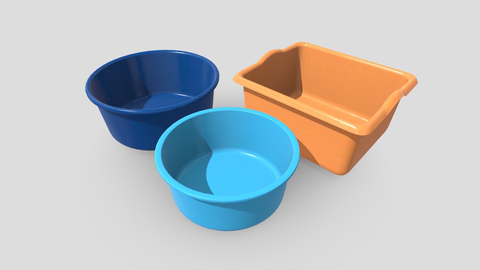 ‘Get your best basins with in colors counted!’

● 4096 x 4096 PBR textures

● normal map is baked from the high poly model

Please do not hesitate to contact with me. I will be happy to help you.

Contact: plaggy.net@gmail.com

Formats: .fbx, .dae, .max, .obj, .mtl, .png, .glTF, .USDZ Polygon: 4470 Vertices: 4476 Textures: Yes, PBR (ao, albedo, metal, normal, ORM, rough) Materials: Yes UV Mapped: Yes Unwrapped UVs: Yes (non overlapping) - Plastic Wash Basin Pack - Buy Royalty Free 3D model by plaggy 3d model
