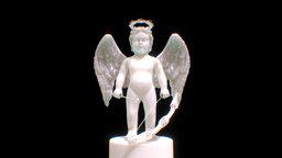 Cupid Eros arrow, greek, bowl, bow, child, valentine, love, angel, angels, god, archery, hearts, statue, mythology, roman, halo, cupid, eros, quiver, desire, angelic, deity, greek-mythology, deities, sculpture, wing, noai