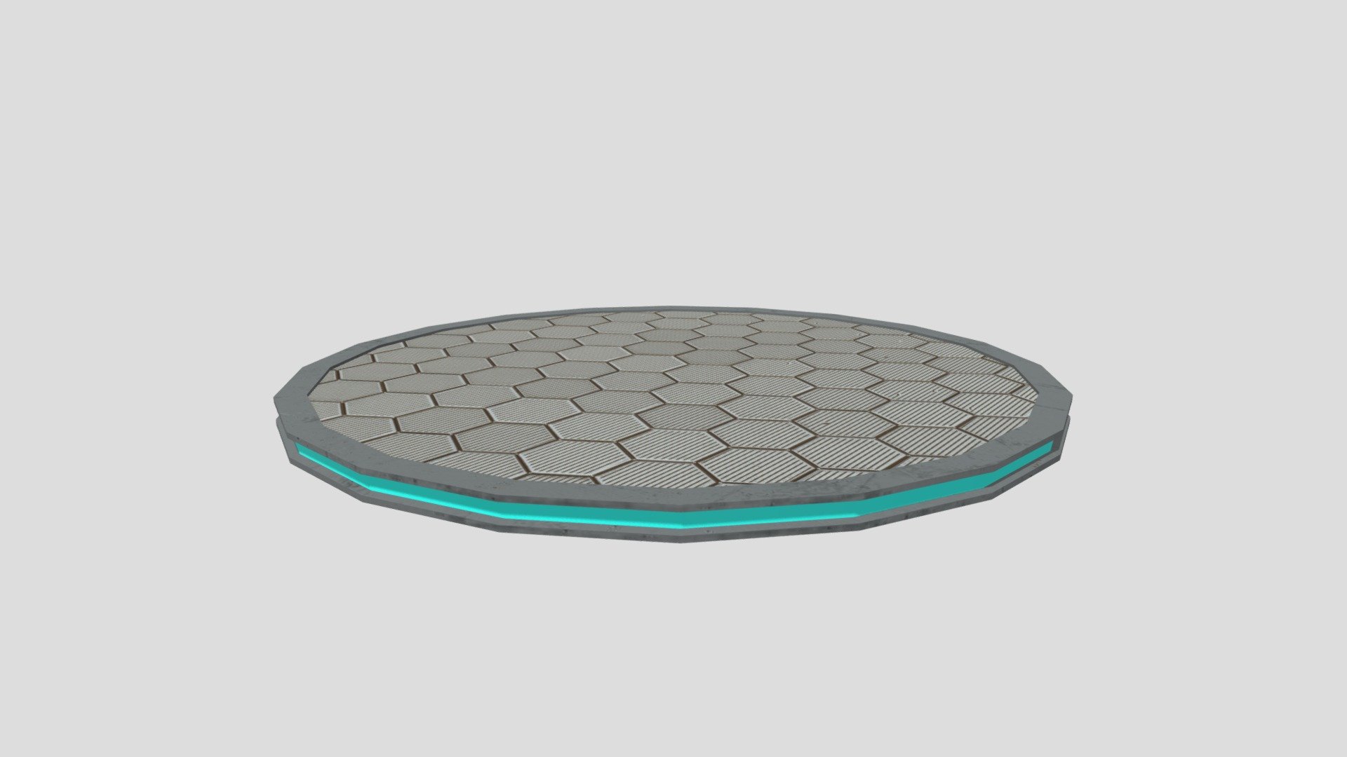 a round platform. wow - round platform - Download Free 3D model by n0stardust (@noortjeschuur) 3d model