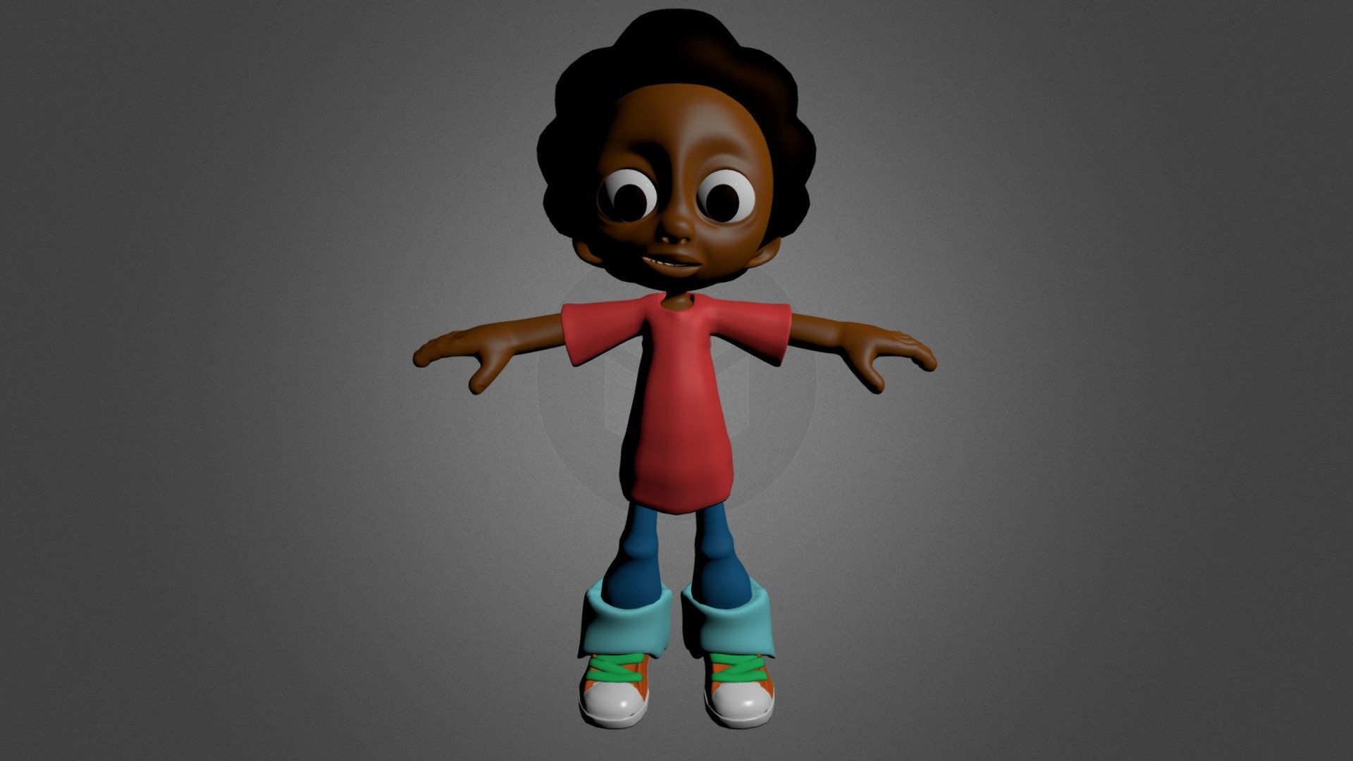 This is the rigged animatable version of the Milo character 3d model