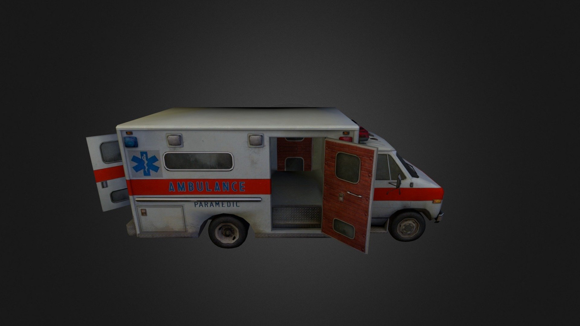 Uploaded with StockCG - Ambulance car - 3D model by Brillstudio (@Brill) 3d model