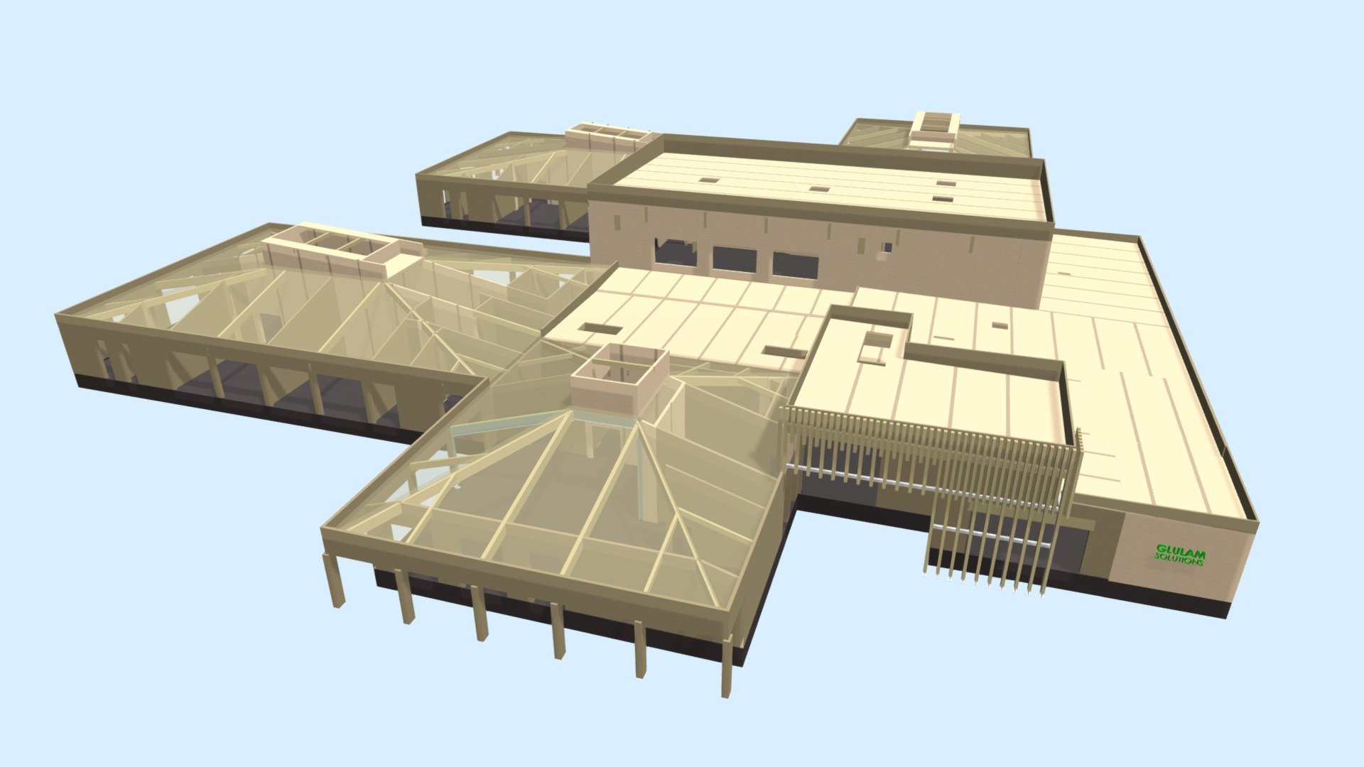 Stoneywood Primary School - 3D model by Craig Mackay (@craigmackay) 3d model