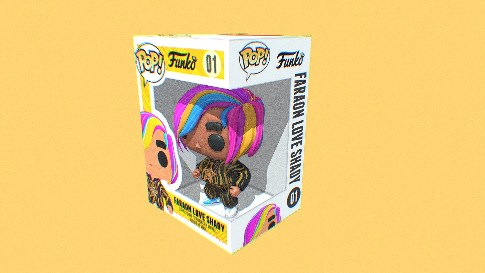 Coleccion Funko Pop Per{u - FARAON  LOVE SHADY FUNKO POP - Download Free 3D model by GumballDev (@Mihael.Fernandez) 3d model
