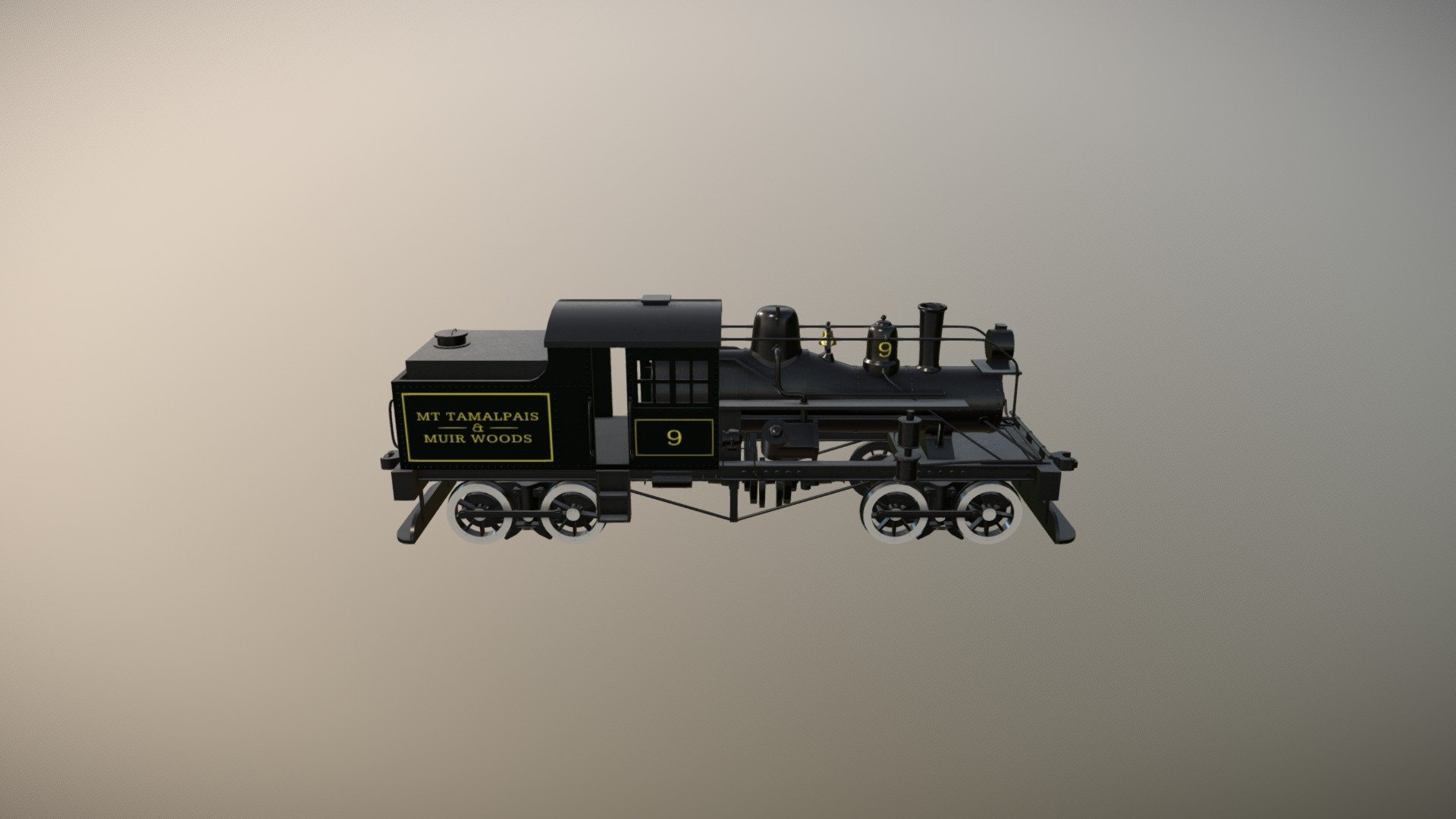 I had a job where I had to make a replica of the Heisler Locomotive train from back in the 1920's, which was an innovative design for a train engine at the time. The engine was designed in a way to have the two cylinders both at a 45 degree angle from each other.

This train was to be built in Blender, and then transferred to the Unity game engine. I built the train in a low polygon fashion (50,000+ triangles), baked the bump map, and also rigged the wheels and transmission, to rotate with only the action of one bone.

For the materials, I created a material ID for the train, and pulled the model into Substance Painter to keep all of the textures in one full map, so that when you import the train to Unity, you will only have to worry about one batch of maps, rather than dealing with many more.

The client is developing an open source project called TimeWalk, here's a link to his website.

https://www.timewalk.org/ - Heisler Locomotive - 3D model by bruffin095 3d model