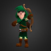 Anvil Warriors elf, archer, tower-defense, mobilegames, cartoon, lowpoly