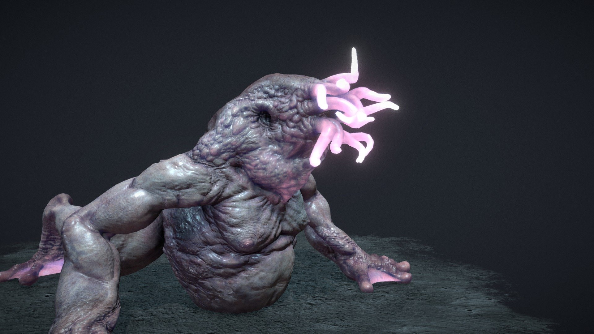 Here is my game res interpretation of a Moonbeast, creature of the Dreamlands created by H.P. Lovecraft.
Textured in substance painter and designer.

Hope you enjoy ! - H.P. Lovecraft's Moonbeast - 3D model by dunkel_kind 3d model