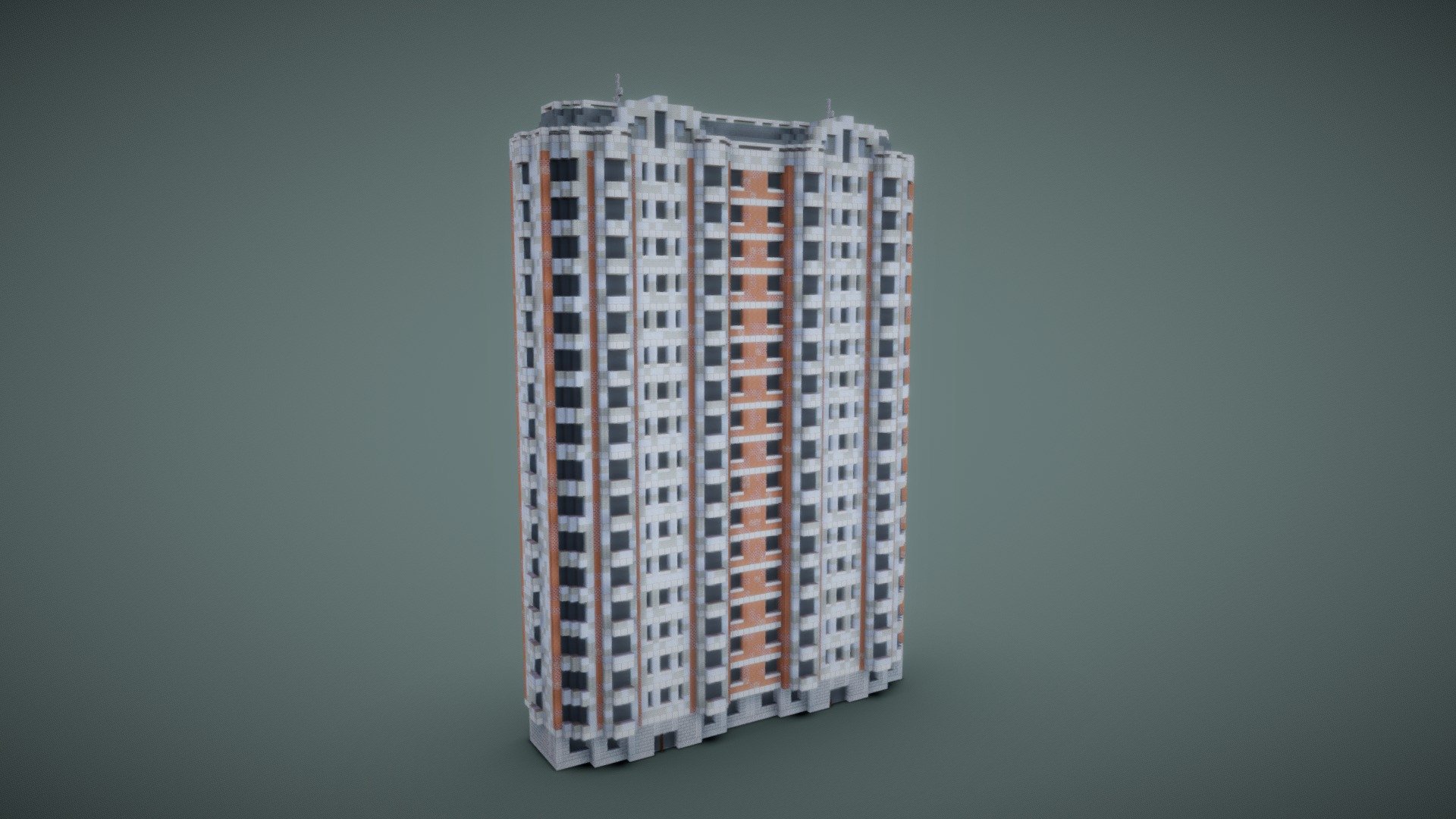 Again i make russian residental houses

Information:




Residential building P-44K (P44kv1x216fl)

2 sections

16 floors

 - Russian residential building: P-44K - Download Free 3D model by AquaSixio (@AquaSixio_) 3d model