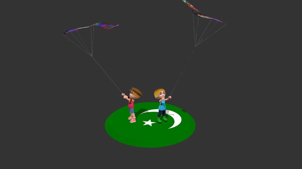 Pakistan - 3D model by JimmySan (@EstudioCubic) 3d model