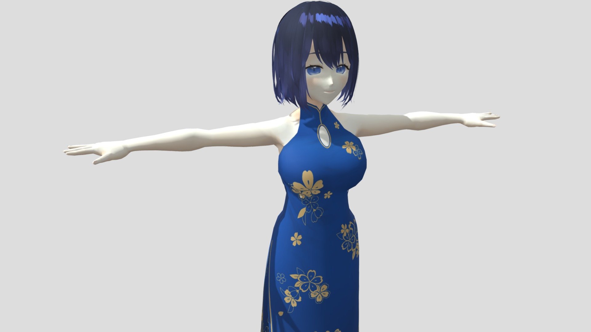 Model preview



This character model belongs to Japanese anime style, all models has been converted into fbx file using blender, users can add their favorite animations on mixamo website, then apply to unity versions above 2019



Character : Yuri

Verts:17850

Tris:24842

Seventeen textures for the character



This package contains VRM files, which can make the character module more refined, please refer to the manual for details



▶Commercial use allowed

▶Forbid secondary sales



Welcome add my website to credit :

Sketchfab

Pixiv

VRoidHub
 - 【Anime Character】Yuri (Cheongsam/Unity 3D) - Buy Royalty Free 3D model by 3D動漫風角色屋 / 3D Anime Character Store (@alex94i60) 3d model