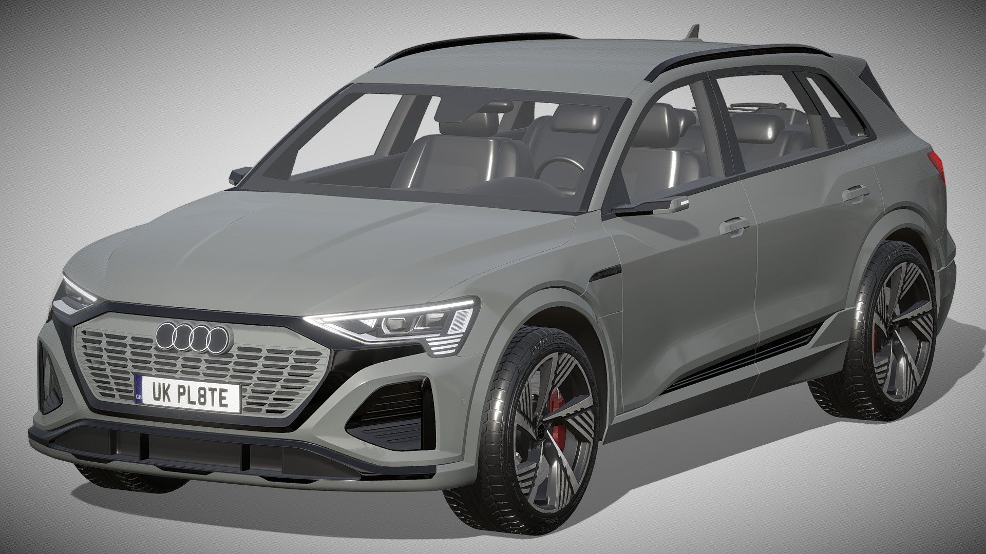 Audi Q8 e-tron

https://www.audi.de/de/brand/de/neuwagen/q8-e-tron/q8-e-tron.html

Clean geometry Light weight model, yet completely detailed for HI-Res renders. Use for movies, Advertisements or games

Corona render and materials

All textures include in *.rar files

Lighting setup is not included in the file! - Audi Q8 e-tron - Buy Royalty Free 3D model by zifir3d 3d model
