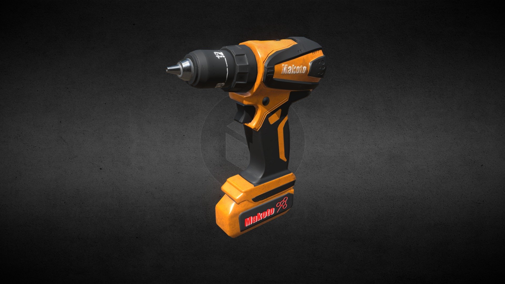 I never expected that I spend a whole day modeling a drill :)) - Drill - 3D model by raskind 3d model