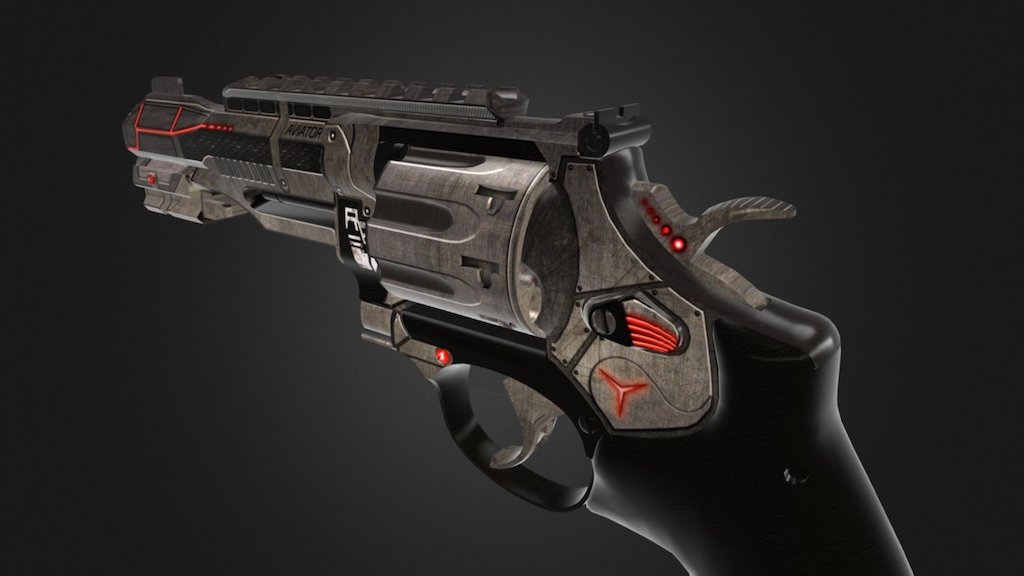 A glimpse of the future, The weapon is made out of a durable and incredibly rare material and only wears when exposed to a unkown chemical compostion. Energy based heat sinks contain the raw power of the weapon.

http://steamcommunity.com/sharedfiles/filedetails/?id=864130867 - R8 Revolver | Aviator v2.0 - 3D model by asavonin 3d model