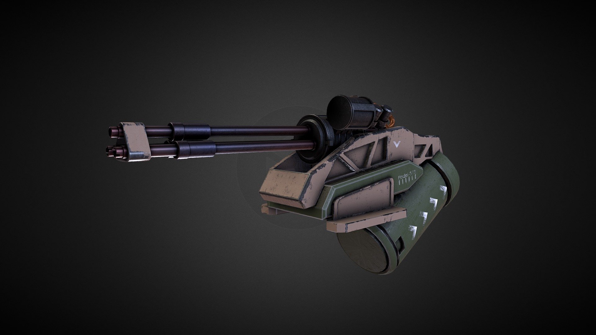 This is an older model I worked on while finishing my final term of school. I made it to exercise my hard surface modeling, as well as to practice my ability with substance painter 3d model