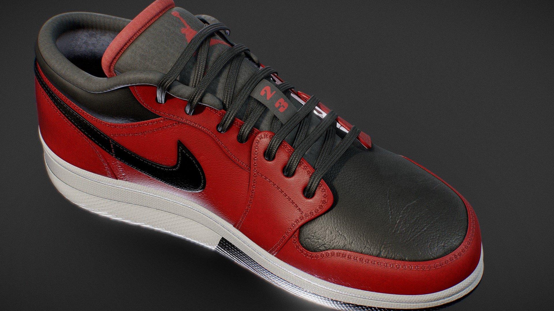 Inspired by the original that debuted in 1985, the Air Jordan 1 Low offers a clean, classic look that's familiar yet always fresh. It's made for casual mode, with an iconic design that goes with everything and never goes out of style.
It's my first time to do texture with substance painter, so its just for practice.
I have completed this personal project on April 2021 with total 57 Renders.
I have model this shoe in Autodesk Maya, it's a concept design of original Nike air jordan 1 Low, I have used displacement map for sole pattern created in substance painter.
I have used Luxion Keyshot for render, the Nike light on the background with smoke created in Adobe Photoshop.
What you think about it? let me know in the comment section.


MadeWithSubstace #AutodeskMaya #LuxionKeyshot #AdobePhotoshop
Render work April 2021
3D Model created April 2021

Original texture in my renders is 8K.*

My artstation Profile
https://www.artstation.com/abhishekshukla
render
https://www.artstation.com/artwork/NxvVrJ - Nike Air Jordan 1 Low Red - 3D model by Abhishekshukla 3d model