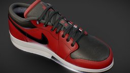 Nike Air Jordan 1 Low Red autodesk, shoe, uv, painting, bake, nike, autodeskmaya, keyshot, jordan, uvlayout, keyshot-render, airjordan, pbr-texturing, madewithsubstance, substancepainter, painter, texturing, pbr, 3dmodel, textured, 3dmodeling, snikers