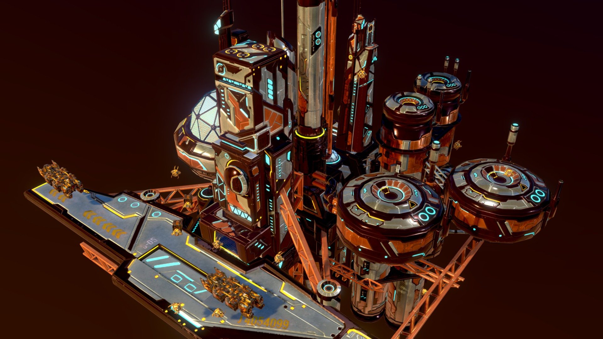 Refinery - Exorium - 3D model by codealdnoah (@deuschanz) 3d model