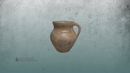 Vas cu toartă, Zimnicea medieval, ceramic, 14th-century, archaeology