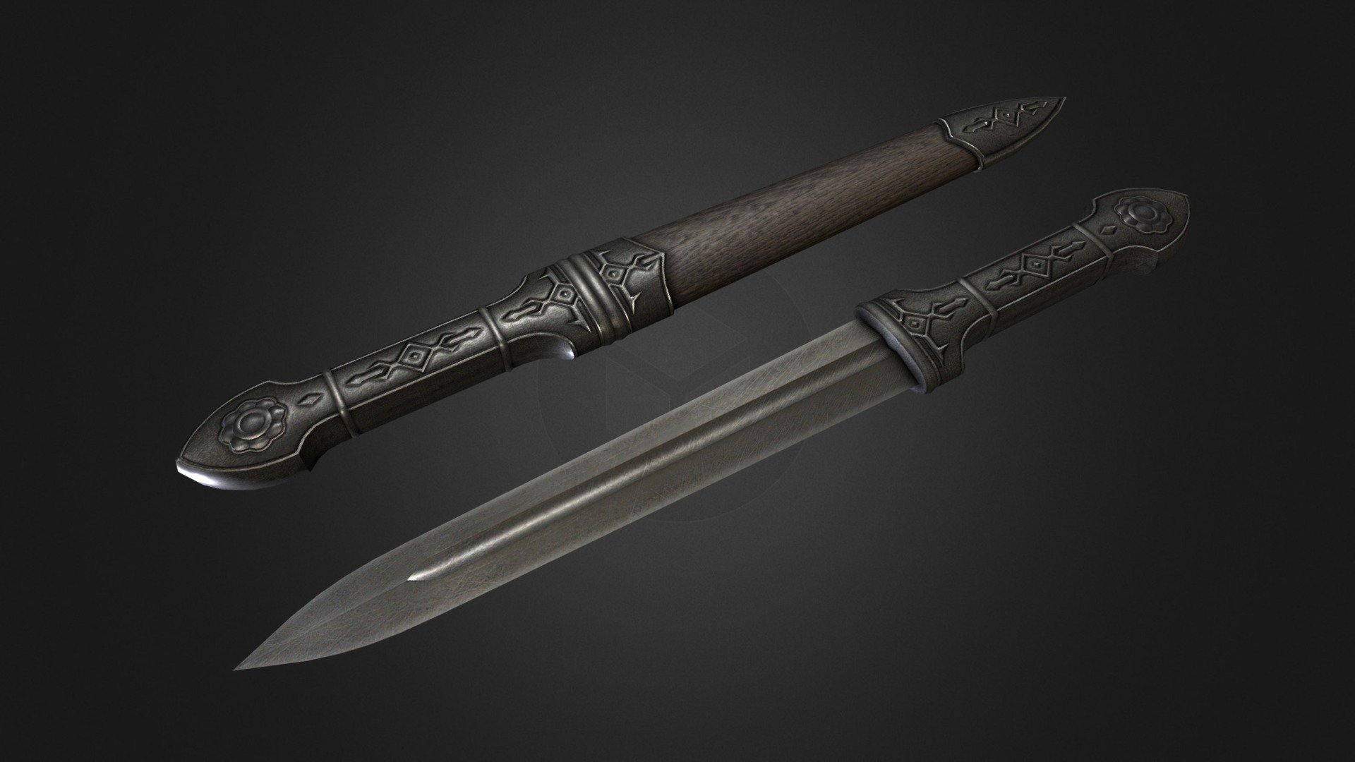Weapon model for my upcoming Skyrim mod 3d model