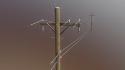 Utility Pole power, pole, telephone, cable, utility, lines