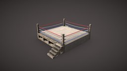 Wooden Pit Fighting Ring 