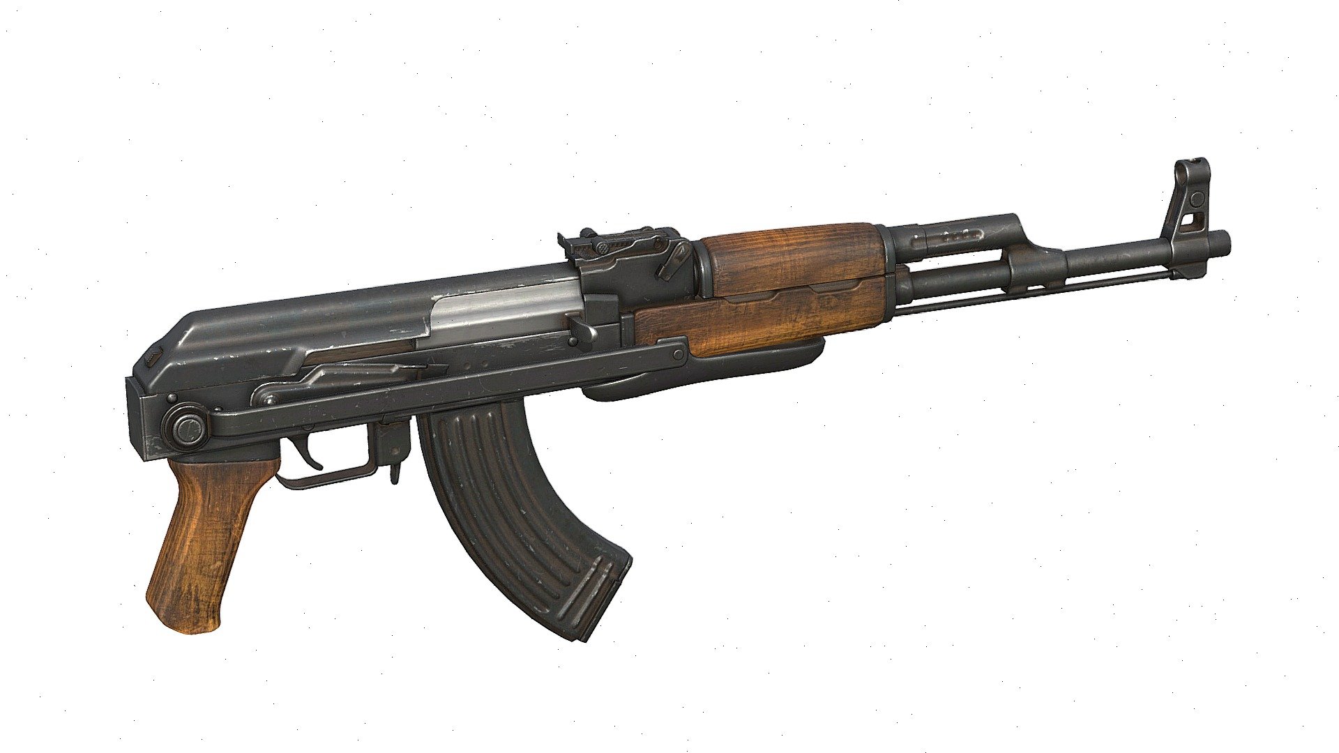 AK47 - 3D model by momsboxtv 3d model