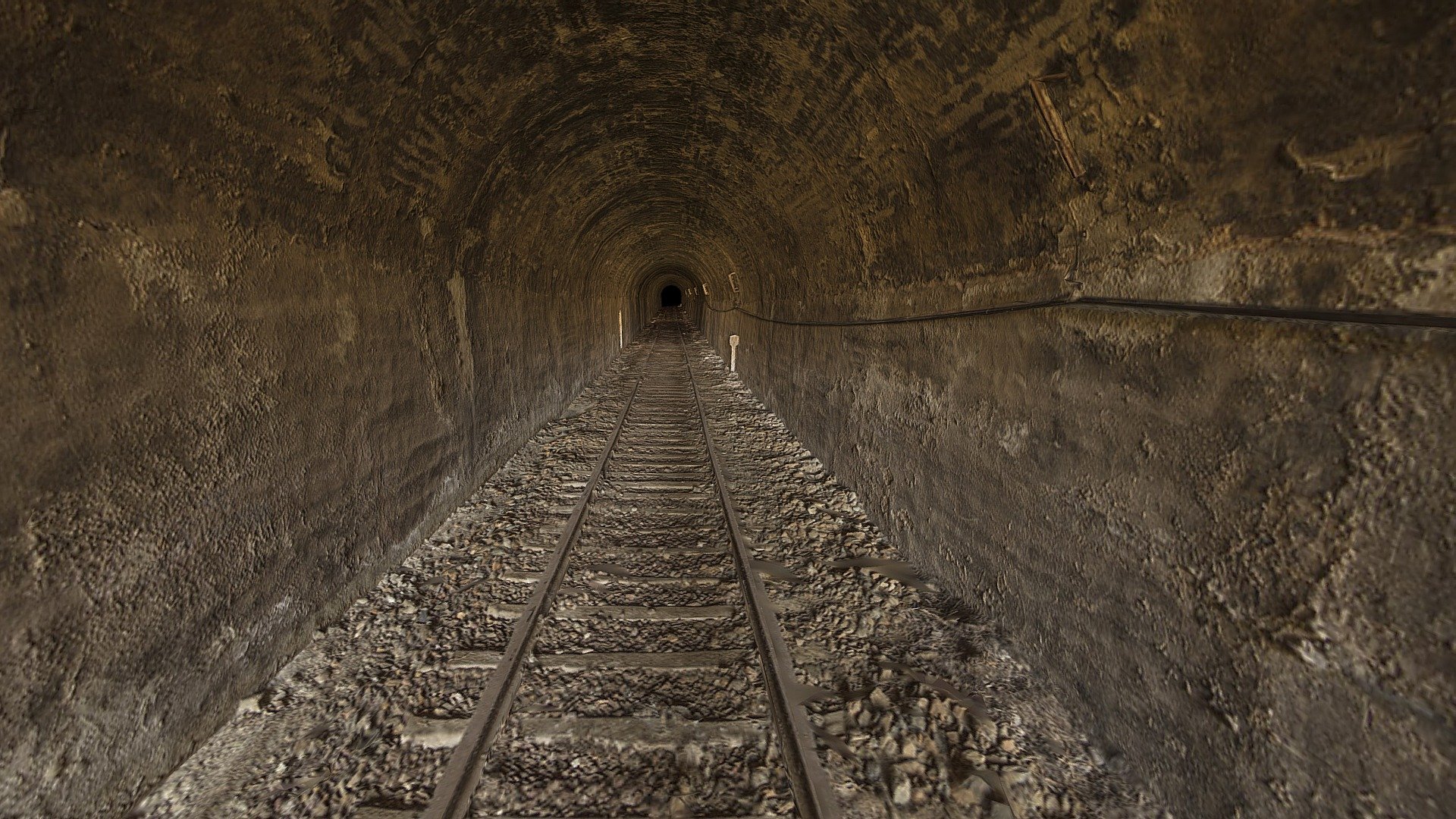 Photogrammetry model of a train tunnel. Perfect for your game scenes, simulations or vfx compositions 3d model