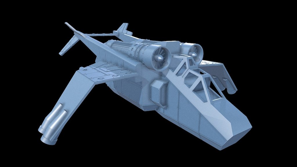 WIP Warhammer 40000 Valkyrie - 3D model by ngauge.es 3d model