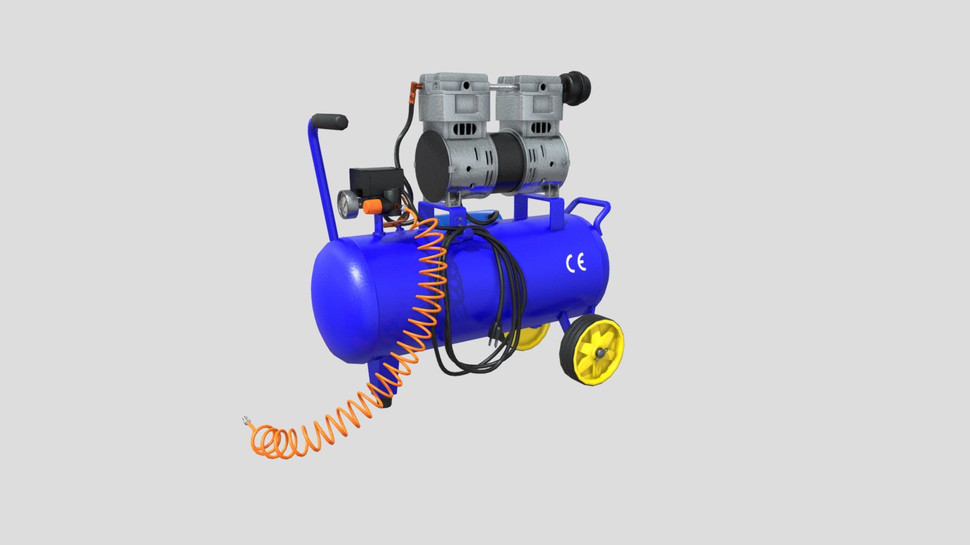 Air Compressor 3D Model by ChakkitPP.




This model was developed in Blender 2.90.1 with Cycle Render

Unwrapped Non-overlapping and UV Mapping

Beveled Smooth Edges, No Subdivision modifier.


No Plugins used.




High Quality 3D Model.



High Resolution Textures.

Polygons 36,943 / Vertices 38,378

Textures Detail :




2K PBR textures : Base Color / Height / Metallic / Normal / Roughness

File Includes : 




fbx, obj / mtl, stl, blend
 - Air Compressor - Buy Royalty Free 3D model by ChakkitPP 3d model