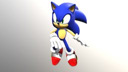 Sonic HD FULL RIGGED hd, sonic_the_hedgehog, blender, free, rigged