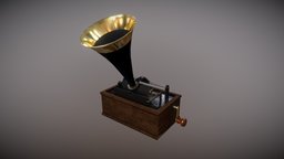 Edison Home Cylinder Phonograph phonograph, gramaphone