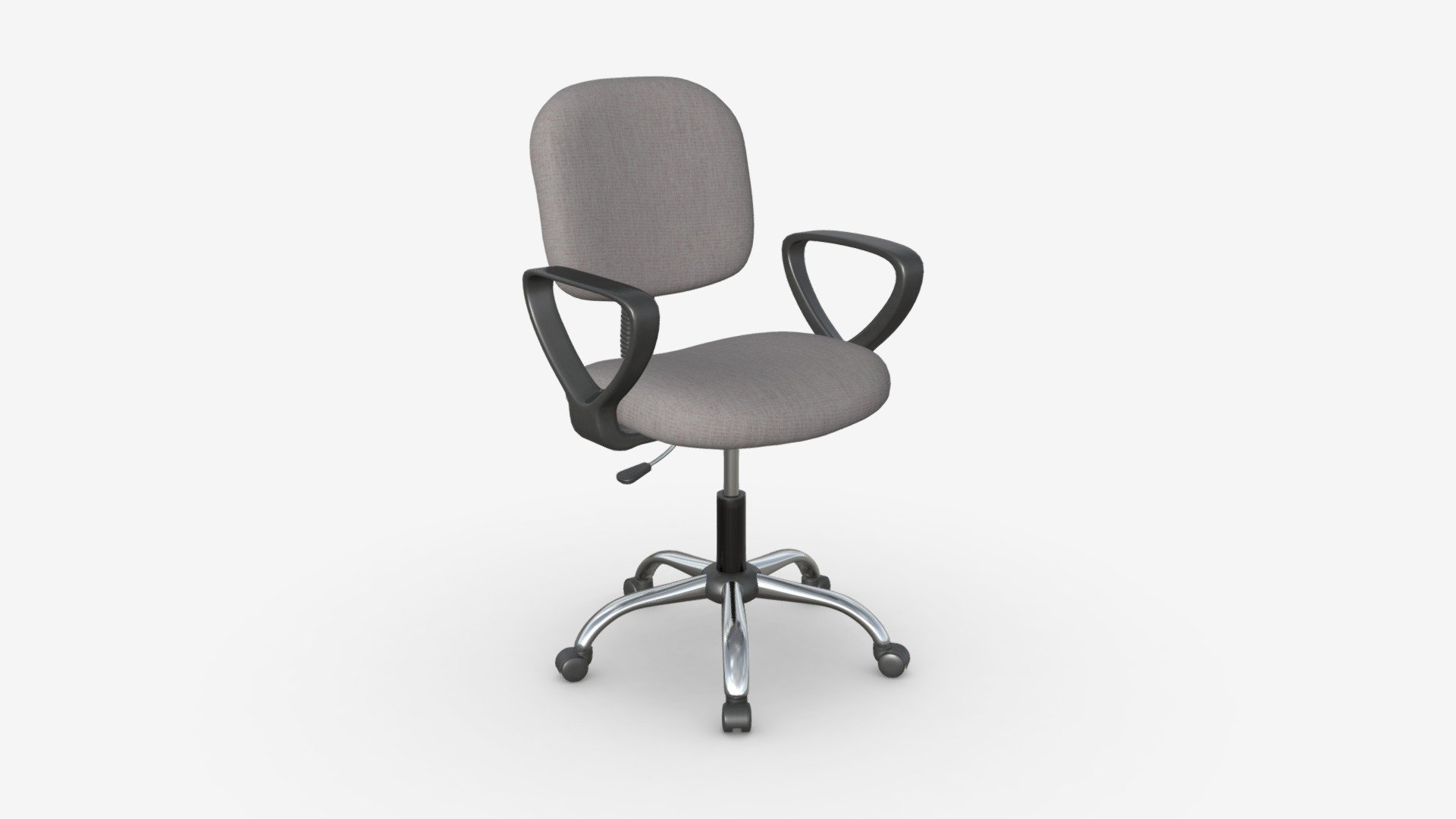 Office Chair with armrests and wheels 06 - Buy Royalty Free 3D model by HQ3DMOD (@AivisAstics) 3d model