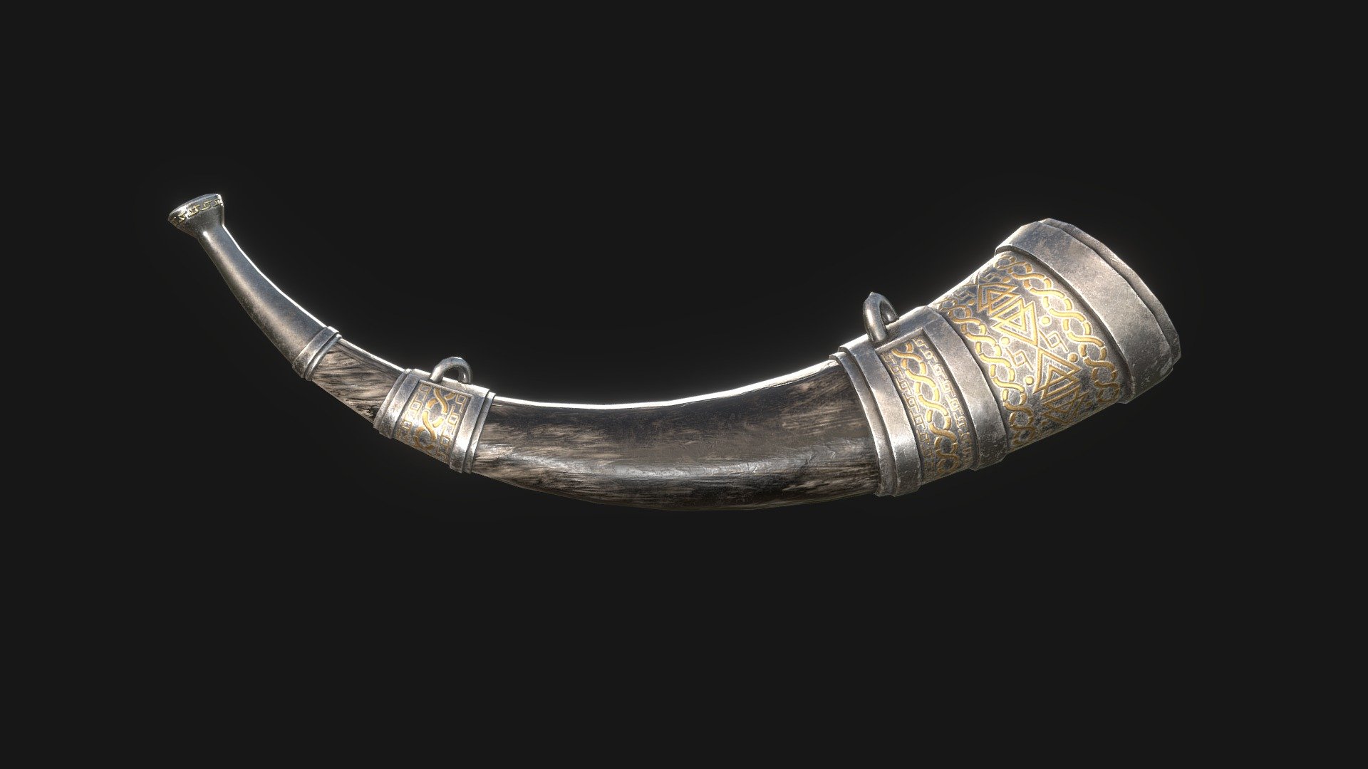 Game ready viking war horn, used for signaling in battles. The model is about 35cm in length. Its ready to be used in lates game engines (Unreal Engine, Unity) Comes in different varieties, make sure you check them all out!


Format: FBX, OBJ, DAE

PBR textures: Metallic/Roughness, Specular/Glossiness

Normal map: DirectX, OpenGL

Unreal Engine and Unity optimized textures

Texture resolution: 1024, 2048, 4096

Blender Project file included

Scaled to real world proportions


Check out my portfolio for more examples of my work

https://chuwakcz.artstation.com/

Also follow me on other platforms for updates on my products and the releases of new ones

https://www.instagram.com/chuwakcz/

https://www.linkedin.com/in/dominikmaral/ - Viking War Horn - Decorated/Black - Buy Royalty Free 3D model by Chuwakcz 3d model