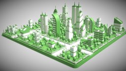 Cartoon Low Poly City (Mini Pack) tree, green, mini, build, pack, hybrid, cityscene, minimalist, cityscape, citymodel, game, lowpoly, low, poly, city, free, building, download, city-props, hypercasual, citypack, noai, skyscapers, minipack
