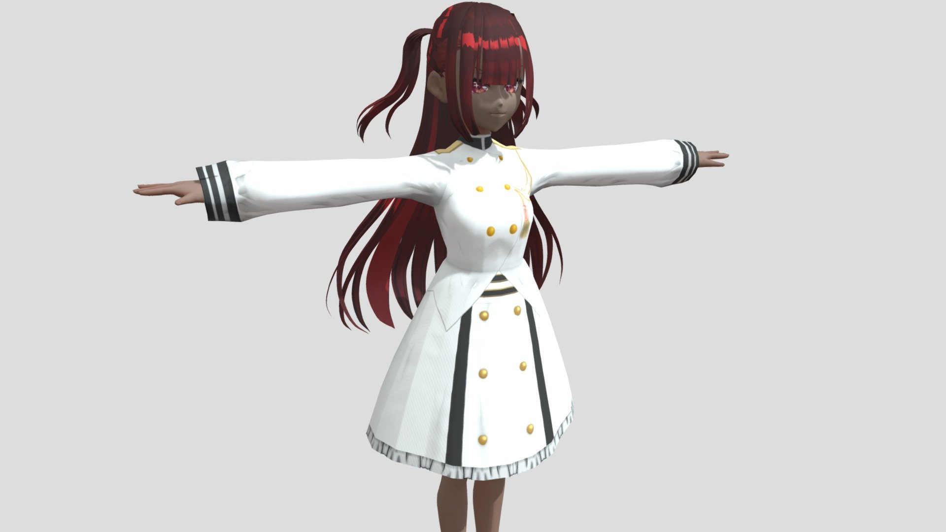 Model preview



This character model belongs to Japanese anime style, all models has been converted into fbx file using blender, users can add their favorite animations on mixamo website, then apply to unity versions above 2019



Character : Latifa

Verts:18146

Tris:26030

Fifteen textures for the character



This package contains VRM files, which can make the character module more refined, please refer to the manual for details



▶Commercial use allowed

▶Forbid secondary sales



Welcome add my website to credit :

Sketchfab

Pixiv

VRoidHub
 - 【Anime Character】Latifa (Navy/Unity 3D) - Buy Royalty Free 3D model by 3D動漫風角色屋 / 3D Anime Character Store (@alex94i60) 3d model