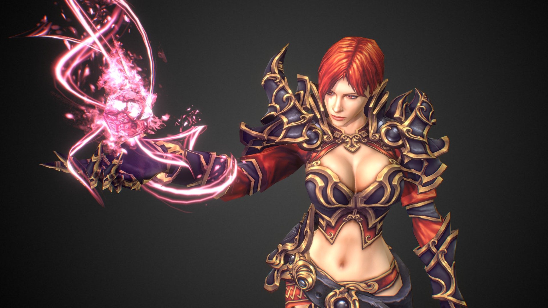 To throw fireballs or to slash in melee ? Battle Magistress can do it all and will look great either way!

Polycount without magic effects: 6718 - Battle Magistress - 3D model by SimonBSummers (@simonb) 3d model