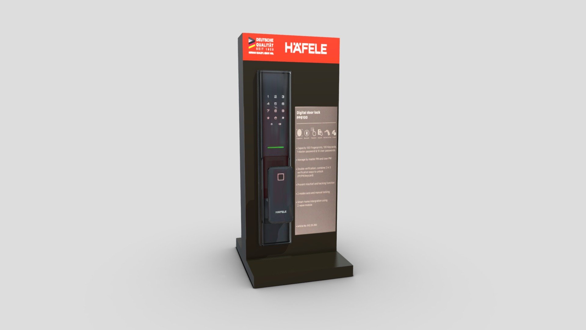 Hafele PP8101 Display - 3D model by Silversea-Media-SG (@SilverSeaMediaSG) 3d model