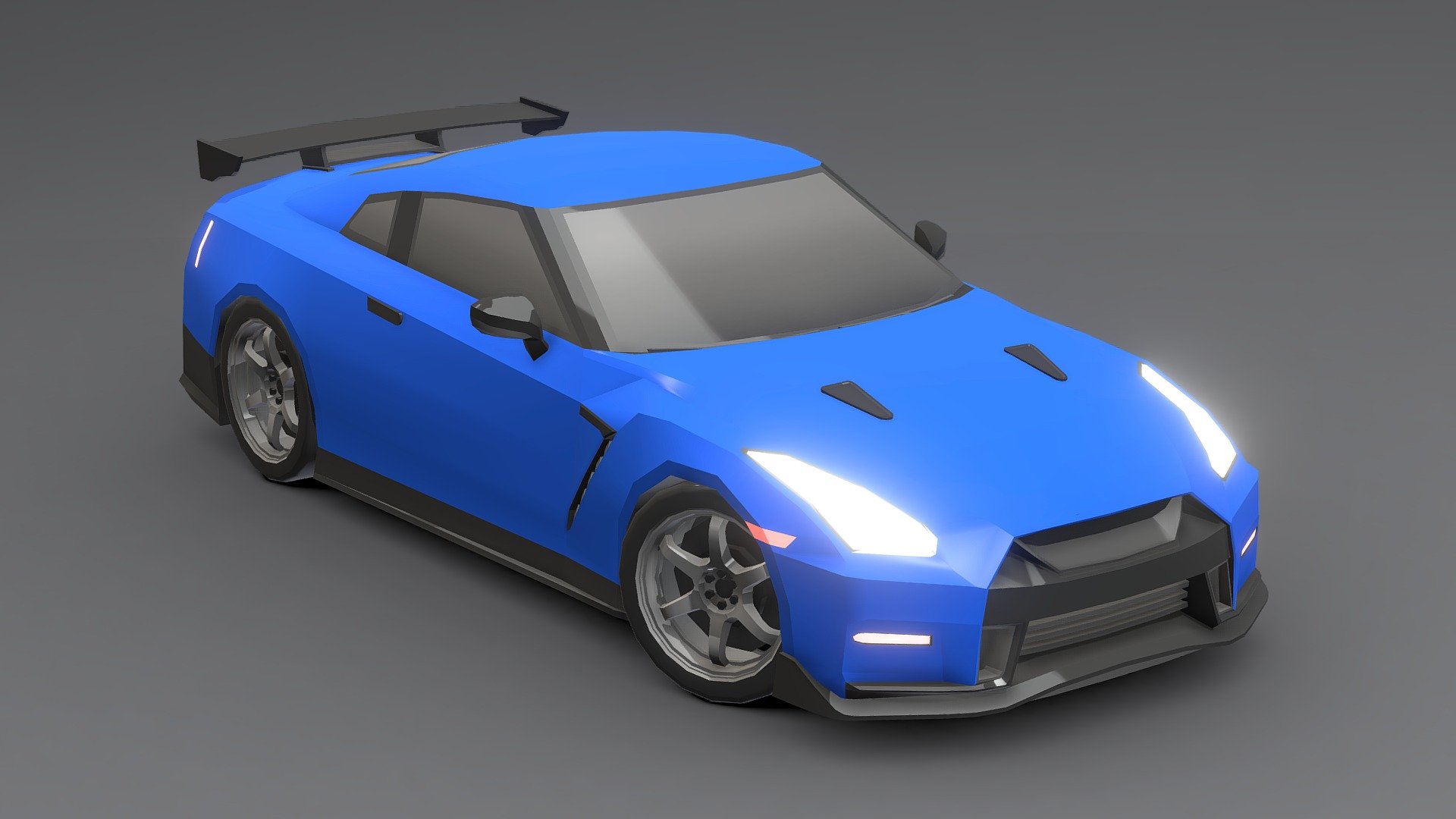 Nissan GT-R Low-poly 3D.





You can use these models in any game and project.




This model is made with order and precision.




The color of the body and wheels can be changed.




Separated parts (body. wheel).




Very low poly.




Average poly count: 9/000 Tris.




Texture size: 128/256 (PNG).




Number of textures: 2.




Number of materials: 2.




format: fbx, obj, 3d max.




 - Nissan GT-R Low-poly 3D - Buy Royalty Free 3D model by Sidra (@Sidramax) 3d model