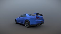 Nissan Skyline GTR R35 GameReady for mobile nissan, skyline, wheels, printing, high, exterior, photorealistic, detail, suspension, fast, automotive, sportscar, vr, collectible, performance, drift, realistic, engine, tuner, game-ready, jdm, furious, r34, enthusiast, modeling, asset, game, 3d, vehicle, texture, low, poly, model, racing, car, street, interior, material, japanese