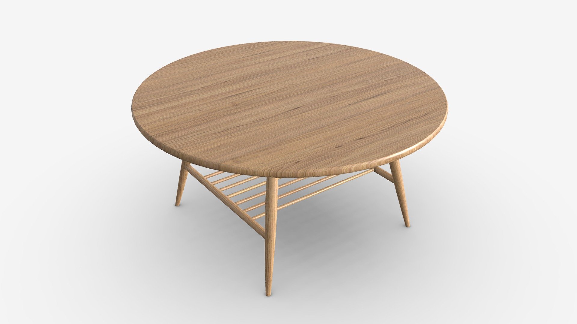 Coffee Table Ercol Shalstone John Lewis - Buy Royalty Free 3D model by HQ3DMOD (@AivisAstics) 3d model