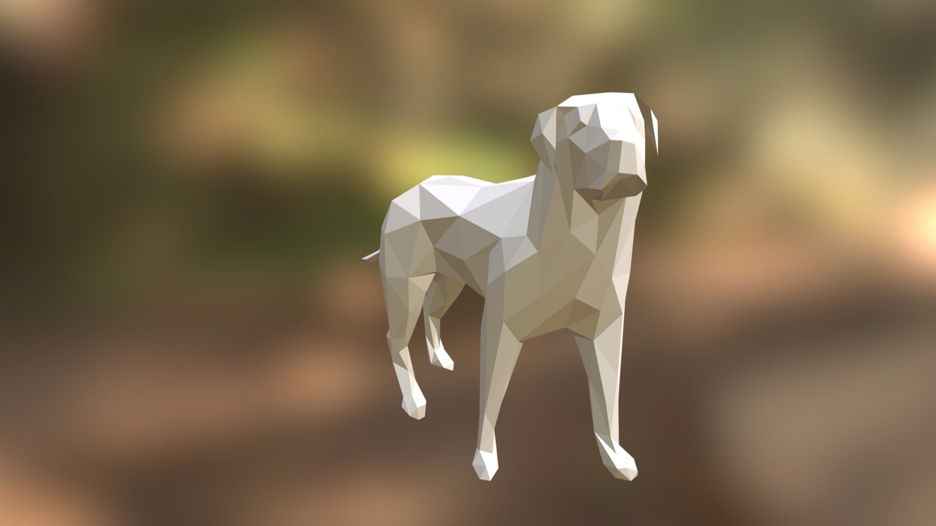 Dog B49 - 3D model by Peolla3D 3d model